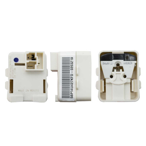 KIT ARRANQUE RELAY Y TERMICO REF WHIRLPOOL ORIGINAL PINOCHO BLANCO  W10796752 1/6-1/5  EM3Y50HLP EM3D50HLT  EMI55HER  W10330833