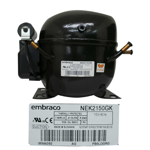 COMPRESOR 1/2+ R404a 115-127V 60HZ BAJA PRESION DE OPERACION DE RETORNO EMBRACO