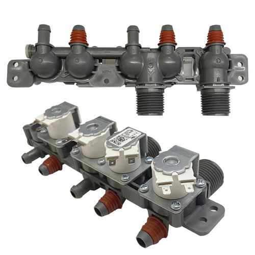 ELECTROVALVULA 4 bobinas 2 entradas 5 salidas COMPATIBLE AJU75152601 ELECTROVALVULA 4 bobinas 2 entradas 5 salidas COMPATIBLE AJU75152601