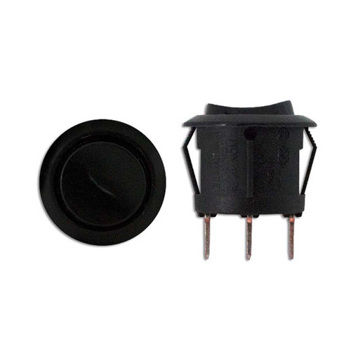 SWITCH LAMPARA DOBLE ACCION NEGRO 11-0279-02-3