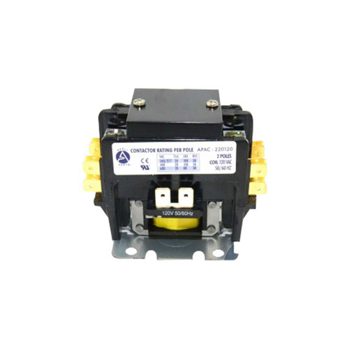 CONTACTOR 2 POLOS 20A-120V APAC