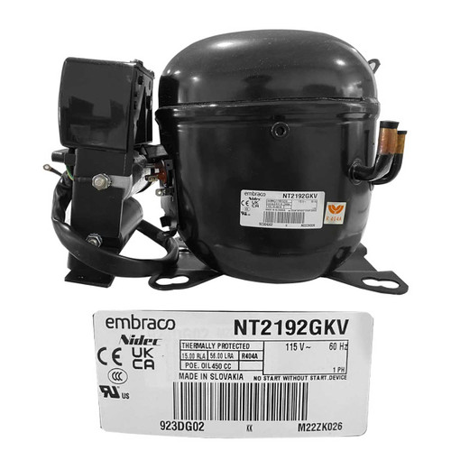 COMPRESOR 1 1/4 HP R404a 115-127 V-60 HZ BAJA PRESION DE OPERACION DE RETORNO EMBRACO COMPRESOR 1 1/4 HP R404a 115-127 V-60 HZ BAJA PRESION DE OPERACION DE RETORNO EMBRACO
