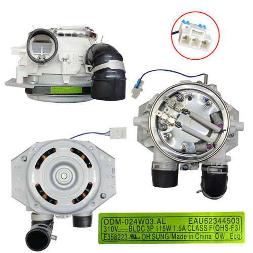 MOTOR Y BOMBA LAVAVAJILLAS LG CON COMPUERTA Y CONECTOR TRIPLE MOTOR Y BOMBA LAVAVAJILLAS LG CON COMPUERTA Y CONECTOR TRIPLE