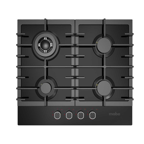 PARRILLA GAS VIDRIO MABE 60 CM NEGRA CMG6018V1