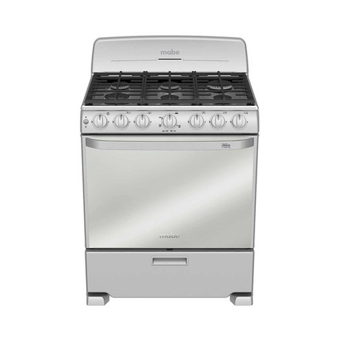ESTUFA GAS 76 CM MABE SILVER EM7659BFIS3