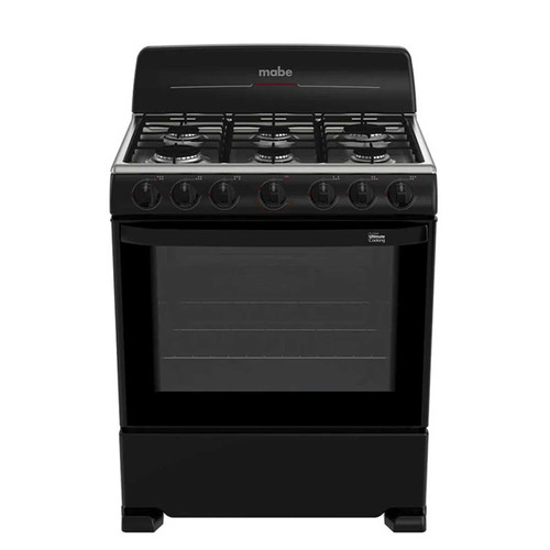 ESTUFA DE PISO GAS 76 CM NEGRA