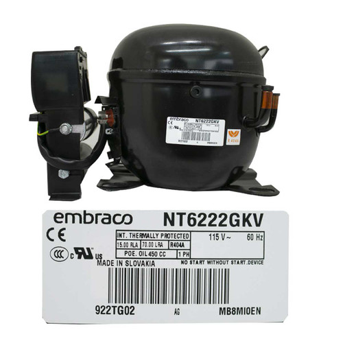COMPRESOR 1  R404a 115-127 V-60 HZ MEDIA PRESION DE OPERACION DE RETORNO EMBRACO