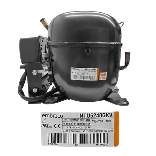 COMPRESOR 1  1/2 1 3/4 HP  R404a 208-230V 60HZ MEDIA/ALTA PRESION DE OPERACION DE RETORNO EMBRACO