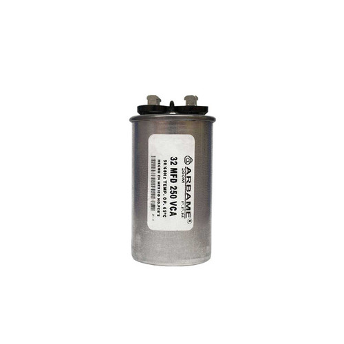 CAPACITOR TRABAJO 32 MF REDONDO ALUMINIO  250 VCA