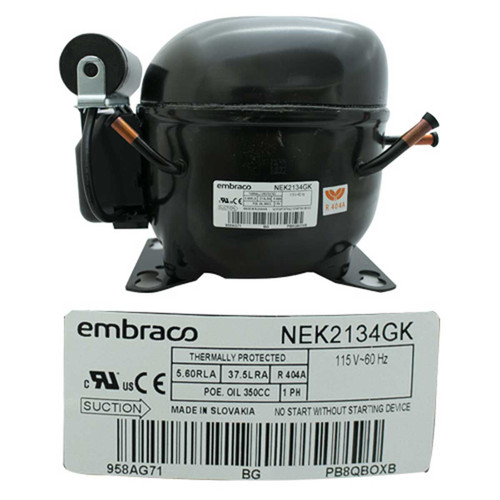 COMPRESOR 1/2  R404a 115-127V 60HZ BAJA PRESION DE OPERACION DE RETORNO EMBRACO