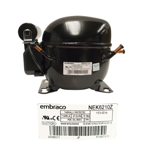 COMPRESOR 1/4+ R134a 115-127 V-60 HZ MEDIA PRESION DE OPERACION DE RETORNO EMBRACO COMPRESOR 1/4+ R134a 115-127 V-60 HZ MEDIA PRESION DE OPERACION DE RETORNO EMBRACO