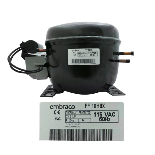 COMPRESOR 1/4+ R134a 115-127V 60HZ ALTA/MEDIO/BAJA PRESION DE OPERACION DE RETORNO EMBRACO