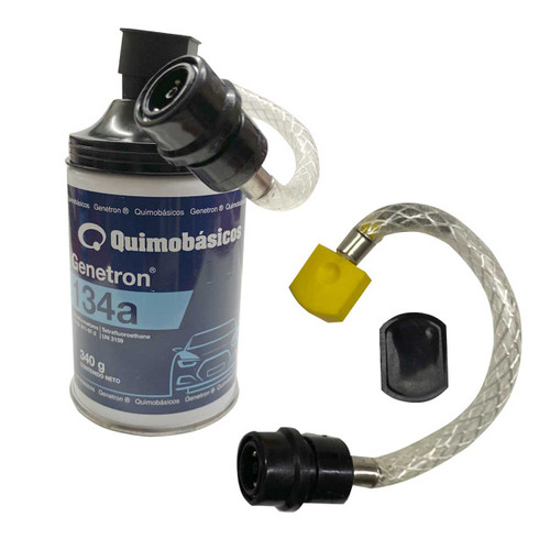 ECONOLATA GAS 340 grs. 134A AUTOMOTRIZ KIT MANGUERA HAGALO UD MISMO GENETRON