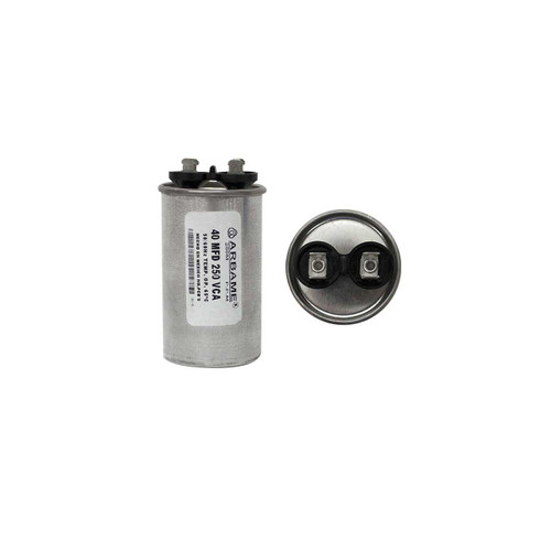 CAPACITOR TRABAJO 40 MF REDONDO ALUMINIO 250VCA