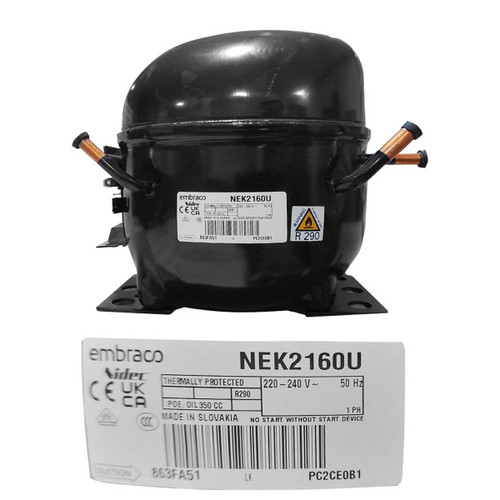 COMPRESOR 3/4 r290a 220-240V 50HZ BAJA PRESION DE OPERACION DE RETORNO EMBRACO COMPRESOR 3/4 r290a 220-240V 50HZ BAJA PRESION DE OPERACION DE RETORNO EMBRACO