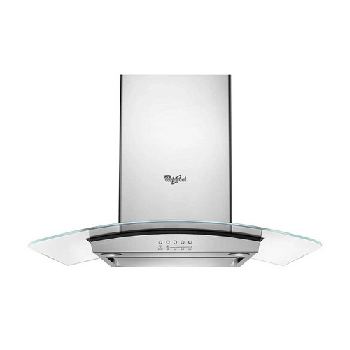 CAMPANA WHIRLPOOL INOX 90 CM DECO VIDRIO CURVO LUZ LED CAMPANA WHIRLPOOL INOX 90 CM DECO VIDRIO CURVO LUZ LED