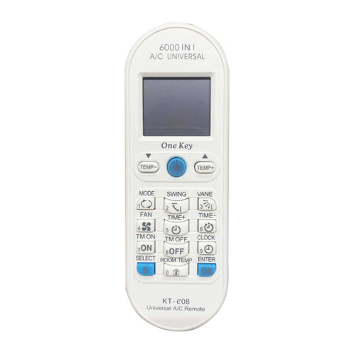 CONTROL REMOTO UNIVERSAL, , CELSIUS / FARENHEIT,  6000 FRECUENCIA