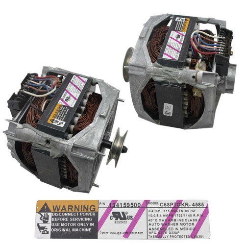 MOTOR,3/4 HP,2 SPEED,WITH ORIGINAL MISMO 131902700, 134159500 MOTOR,3/4 HP,2 SPEED,WITH ORIGINAL MISMO 131902700, 134159500