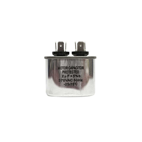 CAPACITOR TRABAJO 2 MF OVALADO ALUMINIO  370VAC 4 CM (ALT)