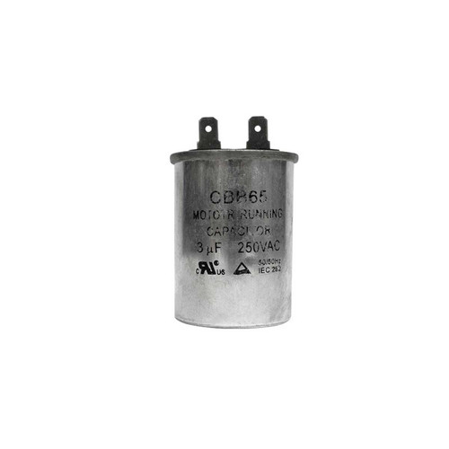 CAPACITOR TRABAJO 3 MF REDONDO ALUMINIO 250 VAC 5.5 CM (ALT)