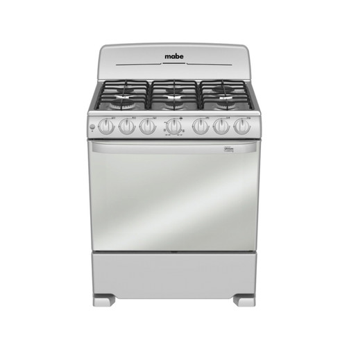 ESTUFA PISO GAS 76CM MABE SILVER