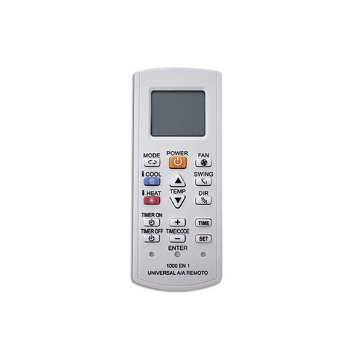 CONTROL REMOTO UNIVERSAL, 1.000 FRECUENCIAS C/BOTON PARTA ENFRIAMIENTO Y CALENTAMIENTO INTELIGENTE