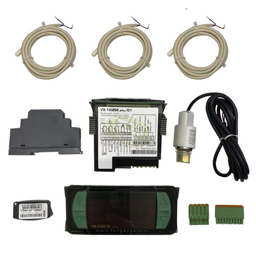 CONTROL PARA VALVULA DE EXPANSION FULL GAUGE 3 Sensores, 1 Traductor De Presion SB68 232A, 1 Interface 12v