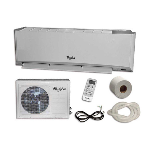 MINISPLIT 1 TON 220V FRIO/CALOR  BLANCO WHIRLPOOL SUST WA4023Q, USAR WA4026Q