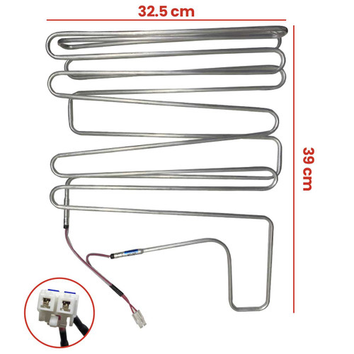 RESISTENCIA LG EVAPORADOR TIPO SERPENTIN 32.5 ancho MEE62604903 125WATTS