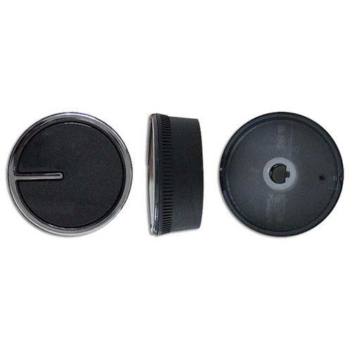 PERILLA NEGRA CIRCULAR CON IND/PLATA