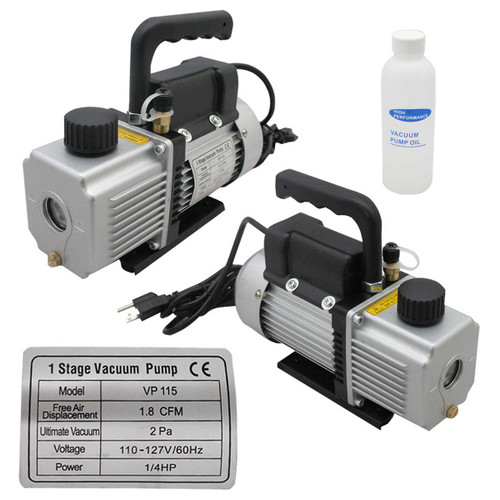 BOMBA VACIO 1/4 HP  1 ETAPA  110/127V 1.8 CFM USAR RPVPC4SU
