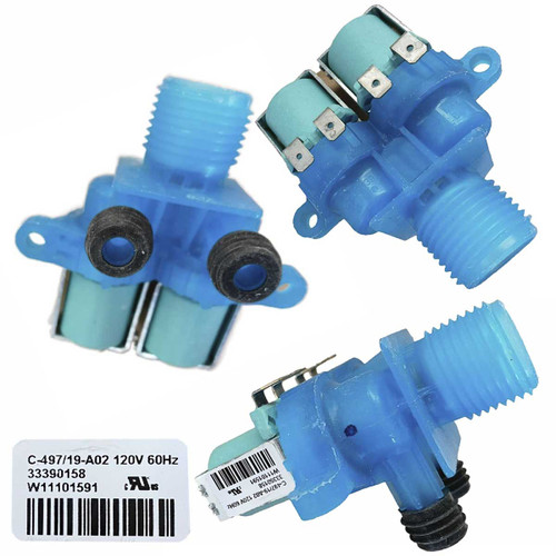 ELECTROVALVULA LAVADORA DOBLE  W11168740 W11480872    W10500739 WPW10240949 W10921514 W11101591
