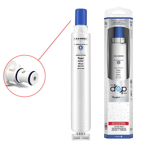 FILTRO AGUA EVERY DROP 6 NVO DELGADO WH = 2301705, W10790821, EDR6D1, 4396701 FILTRO AGUA EVERY DROP 6 NVO DELGADO WH = 2301705, W10790821, EDR6D1, 4396701