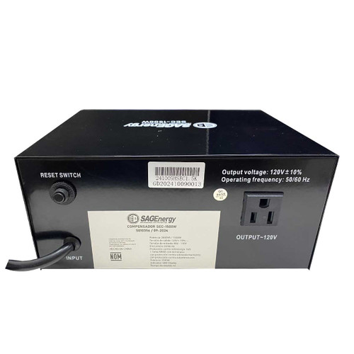 REGULADOR DE VOLTAJE iNTELIGENTE ALL-IN-ONE SUPRESOR/COMPENSADOR/DELAY  PROTECCION TOTAL  2500VA 1500WATTS FUSIBLE CON BOTON DE REINICIO DSPLAY DIGITAL  REDELAY1500R-XPERT CVR2500 REDELAY2000R-XPERT