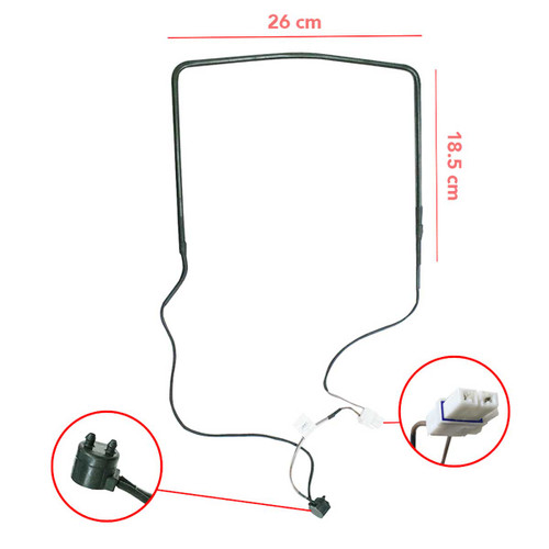 RESISTENCIA SAMSUNG TIPO U 110V 120W REFRIGERADOR 23 FT | DA47-00244P RESISTENCIA SAMSUNG TIPO U 110V 120W REFRIGERADOR 23 FT | DA47-00244P