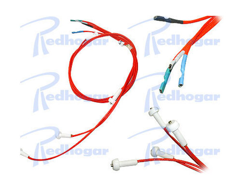 JUEGO DE BUJIAS A TIPO HONGO ARNES ALTO VOLTAGE ESTUFA MABE ECLIPSE AZ,VE,BL,NG USAR 183D9407G004 (183D9407G006)