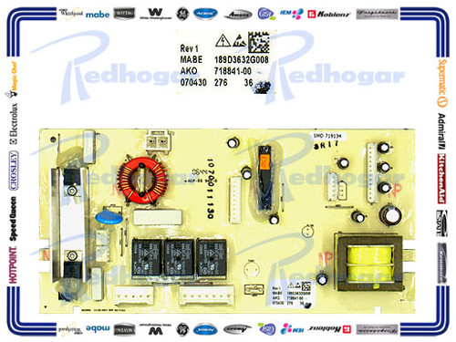TARJETA CONTROL 5 P  LOW. DESCONTINUADA (189D3632G008)
