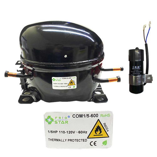 COMPRESOR 1/5 HP R600 120V GENERICO (20601112399)