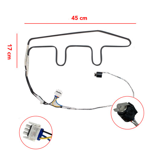 RESISTENCIA MABE 294D1240G011 WR01F04431 2000w 45 cm (294D3228G001)