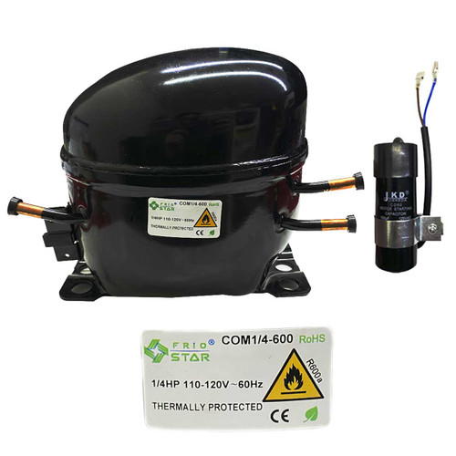 COMPRESOR 1/4 HP R600 120V GENERICO (30601210699)