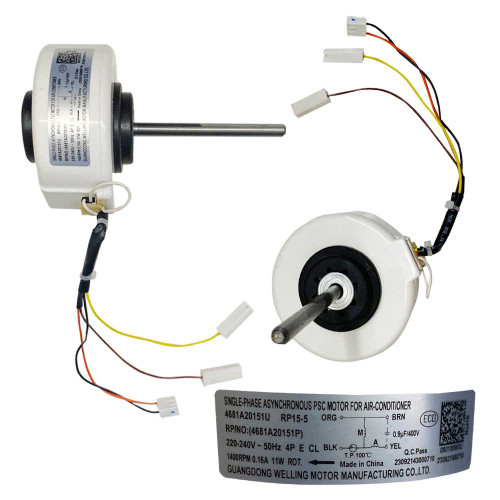 MOTOR EVAPORADORA  P/AIRE ACONDICIONADO  LG 4681A20151Z 4681A20151P 5400231601 5400231602 5400231614 5400231698 5400231699 EAU30472502 (4681A20151U)