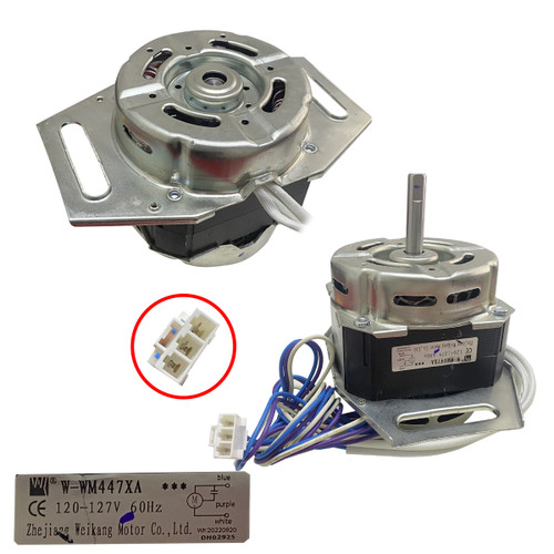 MOTOR-P/ LAVADORA AUT REVERSIBLE FLECHA GRUESA  110-127v 60hz. W-WM447XA Y-W2D50CA021 WINIA DAEWOO (66182-0014800)
