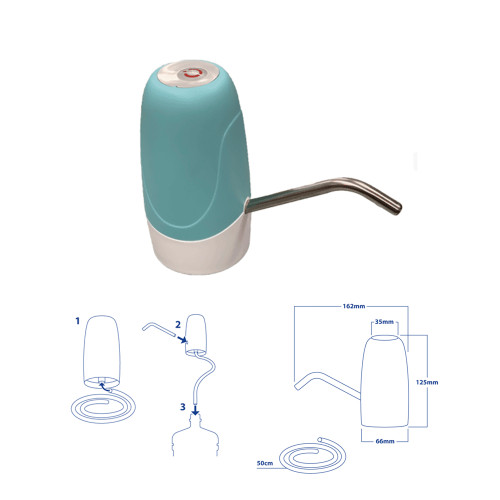 BOMBA DESPACHADOR GARRAFON AQUA ELECTRICA VERDE BLISTER (9509-2)