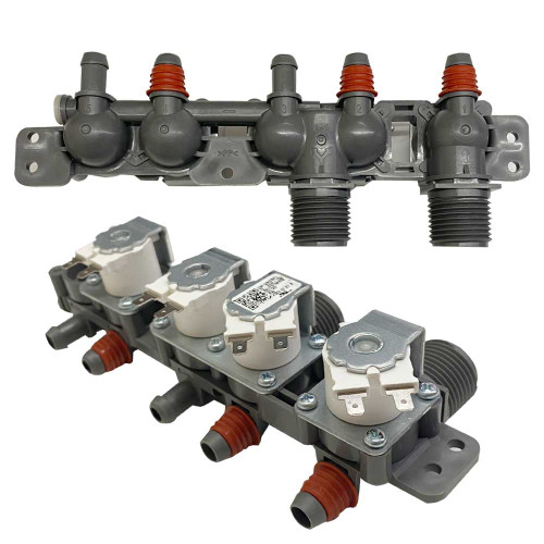 ELECTROVALVULA 4 bobinas 2 entradas 5 salidas COMPATIBLE AJU75152601 (AJU75152602)