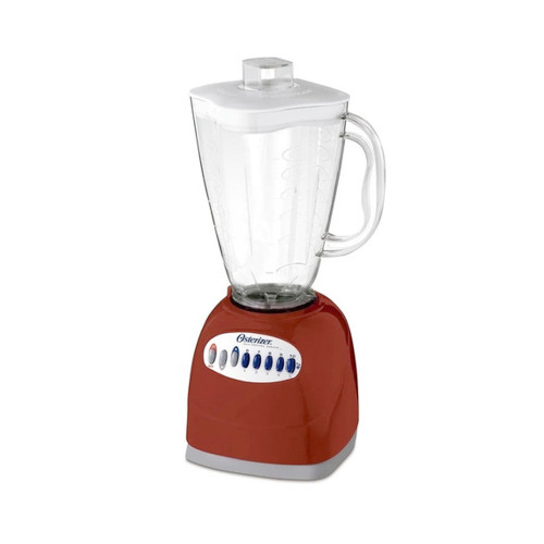 LICUADORA CUBE OSTER  VASO PLASTICO ROJA 10 VEL 450 WATTS (BLSTUP6640R-013)