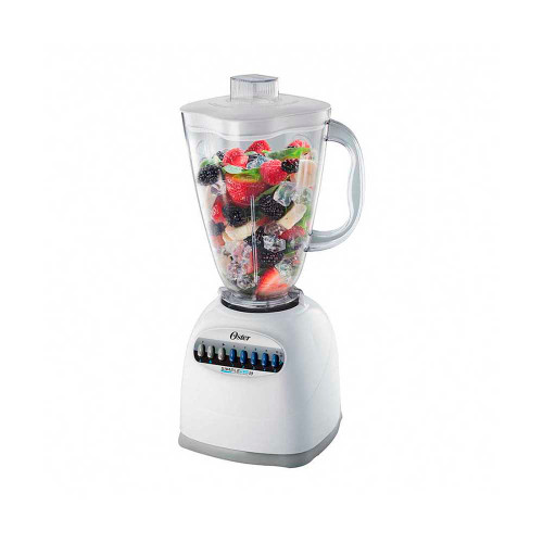 LICUADORA CUBE PLASTICO BLANCA OSTER 10 VEL (BLSTUP6647W-013)