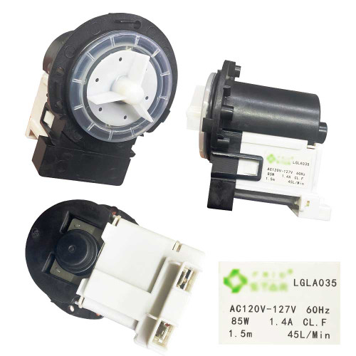 BOMBA UNIVERSAL 85W 127V 60Hz WHIRLPOOL MABE FRIGIDARIRE LG SAMSUNG (BU85W-REX)