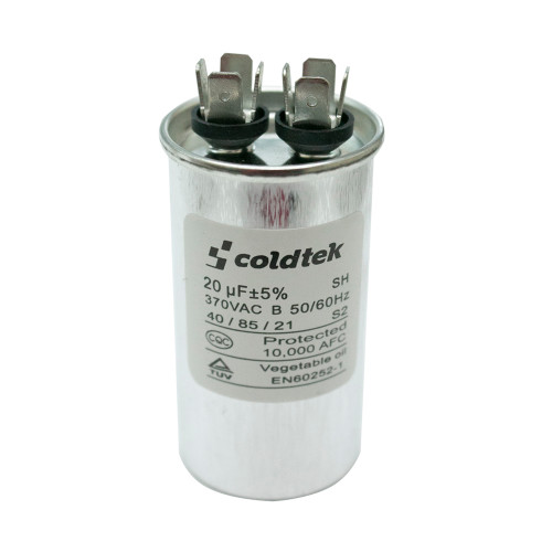CAPACITOR 20 MF  370 VCA REDONDO ALUMINIO T/CONTINUO A/A (CAP20AA)