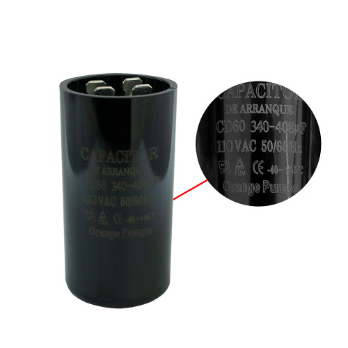 CAPACITOR 340-408 3/4- 1 HP usar CAP340C (CAP340)