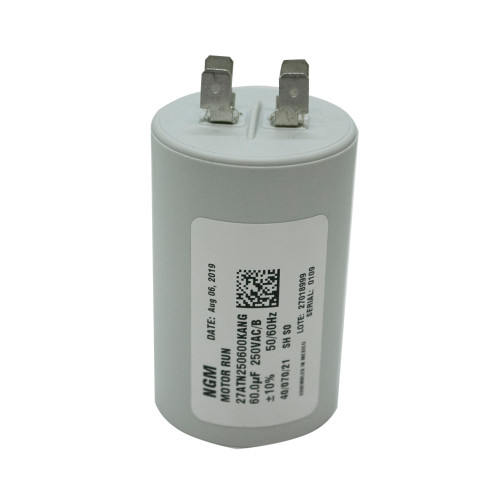 CAPACITOR 60 MF  250 VCA REDONDO PLASTICO T/CONTINUO (CAP60MF250)